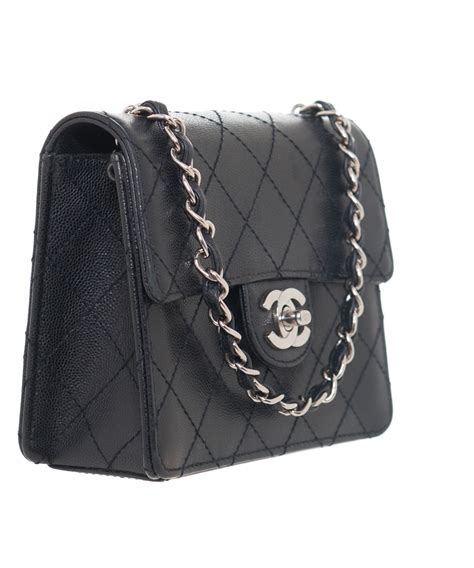 black shoulder bag chanel|chanel vintage black shoulder bag.